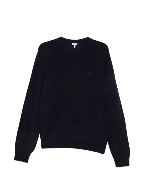 LOEWE Anagram-embroidered sweater Blue H526Y14KOH