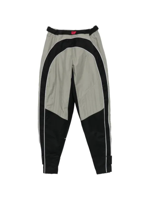 The Attico logo-patch trousers Black 261WCP00314CCP111AA