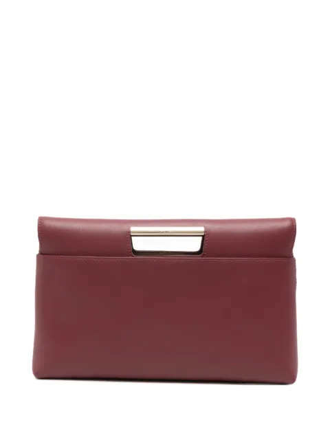 Furla logo-engraved clutch bag Red WE00644BX31044908S1007