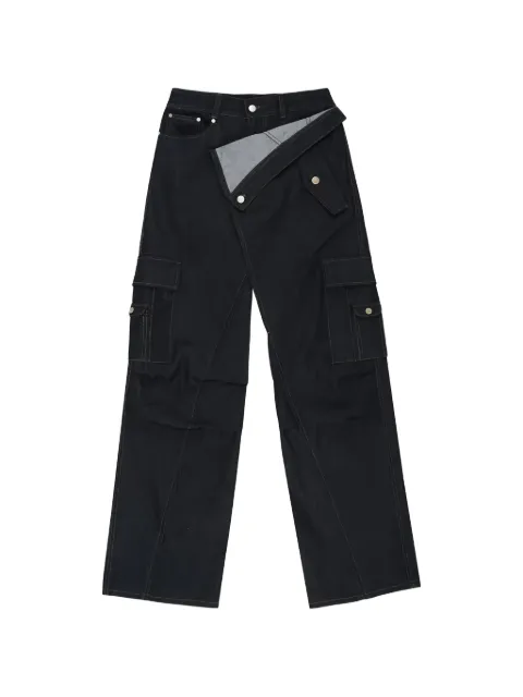 Andersson Bell asymmetric cargo pants Blue APA879W