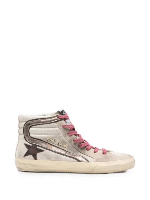 Golden Goose logo-patch sneakers Neutrals GWF00115F008753
