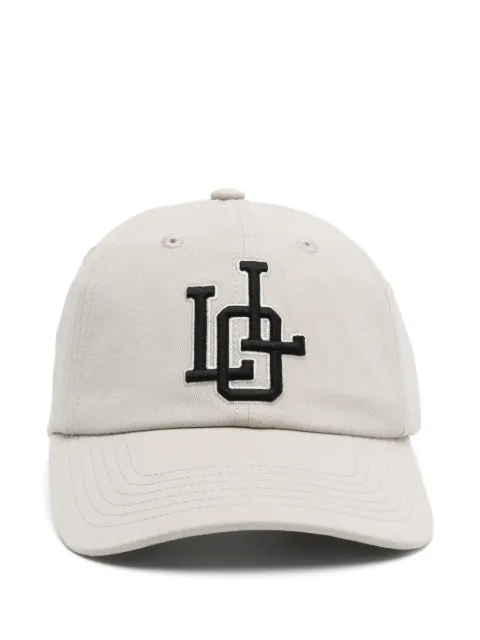 KAP Company logo-embroidered cap Grey KAPLOLBLKGRY