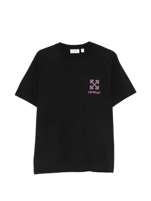 Off-White Arrows logo-print cotton T-shirt Black 44MAA16MF26J00A
