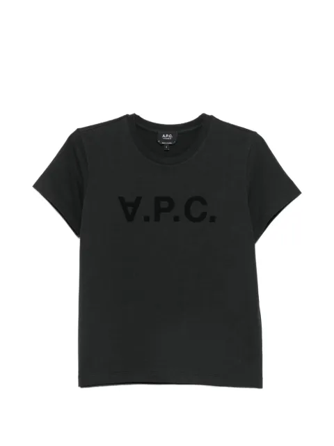 A.P.C. logo-print T-shirt Black COHMBF26611