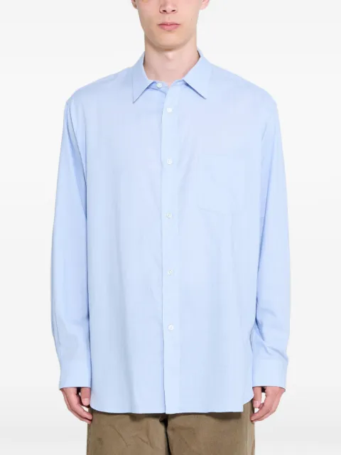 ssstein oversized placket shirt Blue ST1494