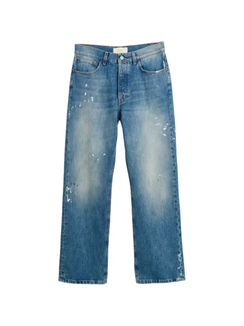 Jeanerica Vega paint-splatter jeans Blue A5PDVM009026