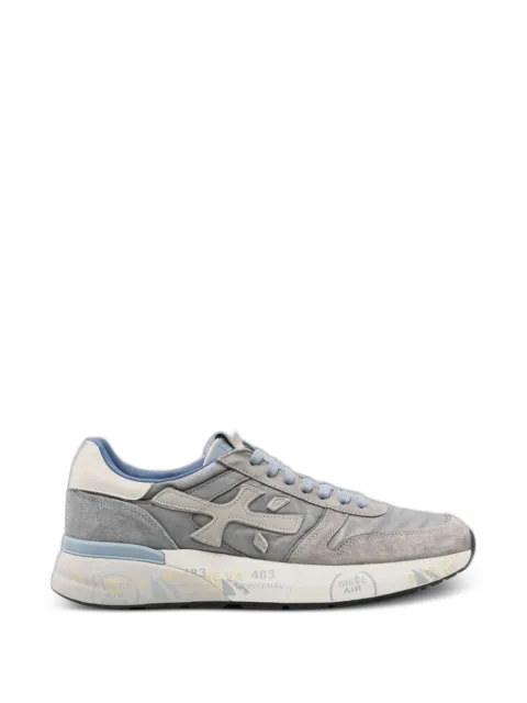 Premiata Mick suede-panelled sneakers Grey MICK7247