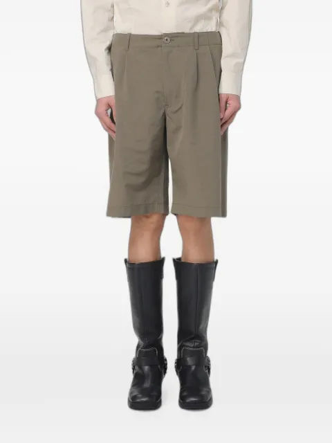 OUR LEGACY Ponte knee-length shorts Green M2264PDL