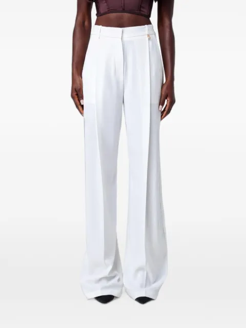 Elisabetta Franchi wide-leg crepe trousers White PAI67E84