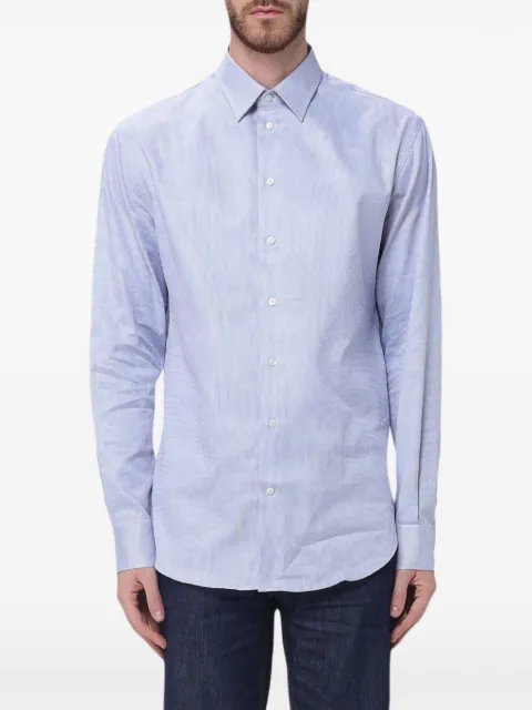 Emporio Armani long-sleeve cotton shirt Blue EM000195TE20513