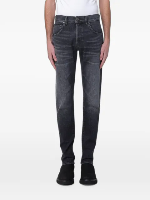 PT Torino whiskering-effect jeans Grey C5QP05B0CA2430