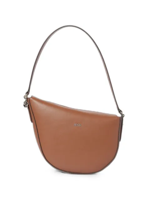 BOSS logo-plaque shoulder bag Neutrals 50558008