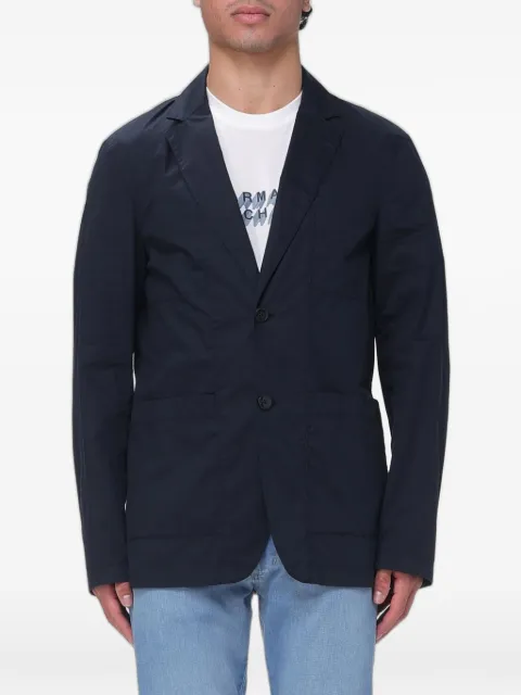 Armani Exchange cotton twill blazer Blue XM002073AF11882