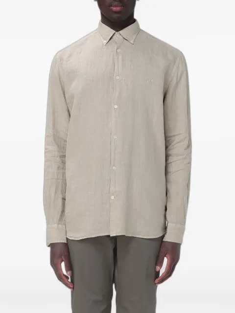 BROOKSFIELD embroidered-logo button-down shirt Green 202AS076