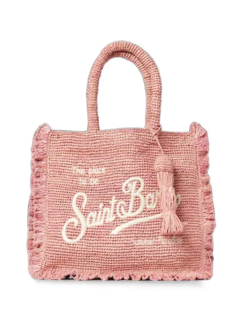 MC2 Saint Barth medium Volant embroidered tote bag Pink RAFV001