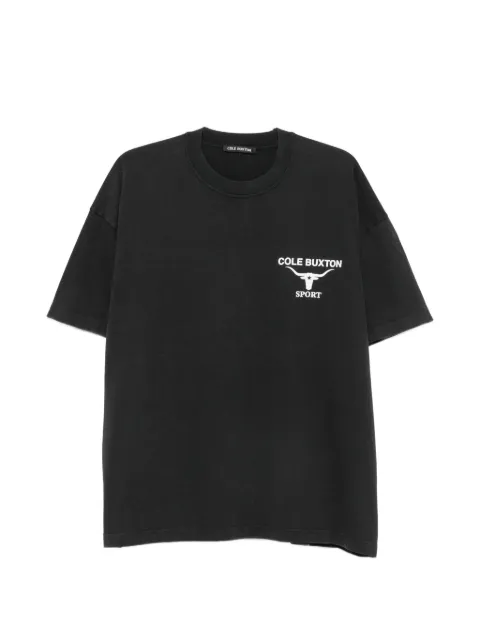 COLE BUXTON logo-print short-sleeve T-shirt Black SS26CBBT320