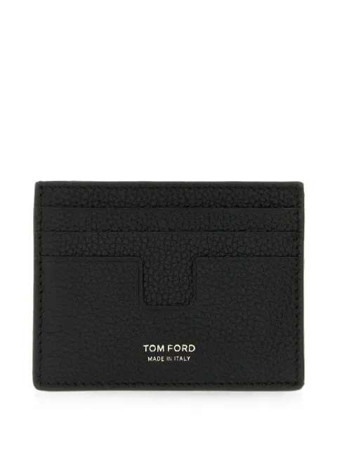 TOM FORD T Line leather card holder Black Y0233LCL158GNAA