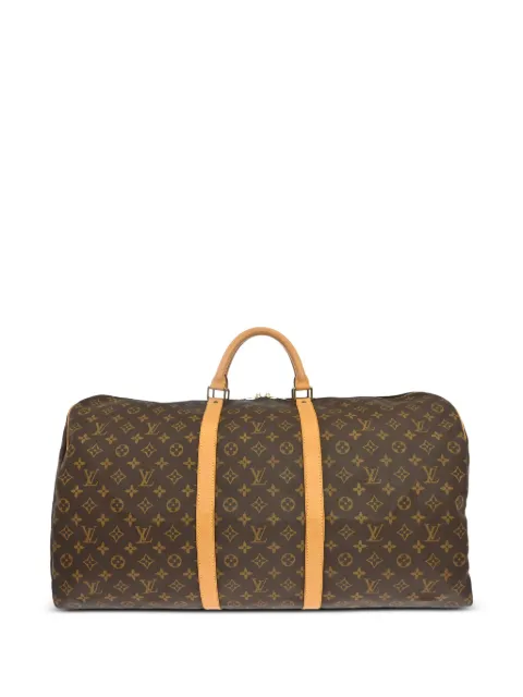 Louis Vuitton Pre-Owned 1997 60 Keepall monogram travel bag Brown BQ01075
