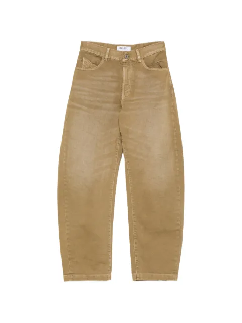 The Attico buckled wide-leg jeans Green 261WCP00321DDD121AA156