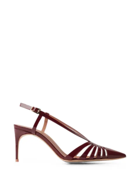 Malone Souliers Janette 70 cage slingback pumps Red JANETTE701