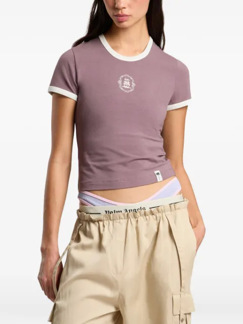 Palm Angels Lions Herald T-shirt Purple PAWAA04F26JR023803