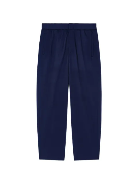 Giorgio Armani elasticated-waistband trousers Blue GM003198TE20243