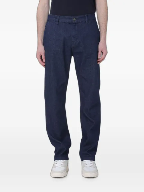 BROOKSFIELD chino straight-leg trousers Blue 205DH168V0033