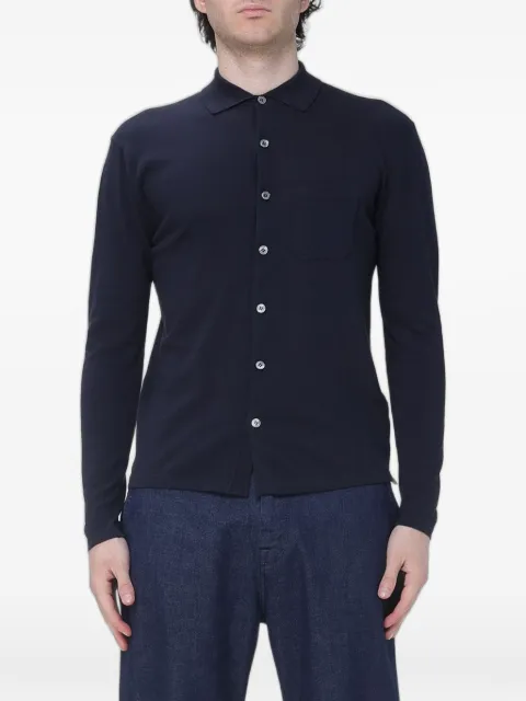 BROOKSFIELD chest-pocket button-up cardigan Blue 203CA011