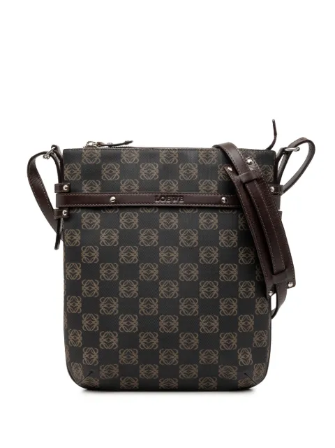 Loewe Pre-Owned 2005 Anagram Coated Canvas crossbody bag Brown 4E8G6B0VXQCKBDFU