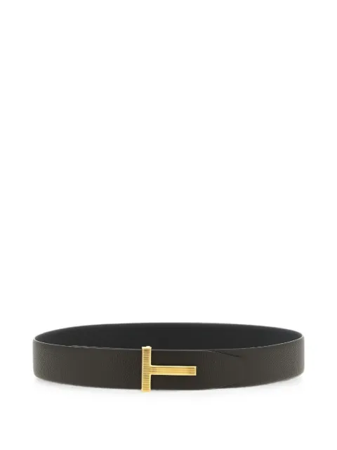 TOM FORD Icon reversible leather belt Brown TB246LCL236G