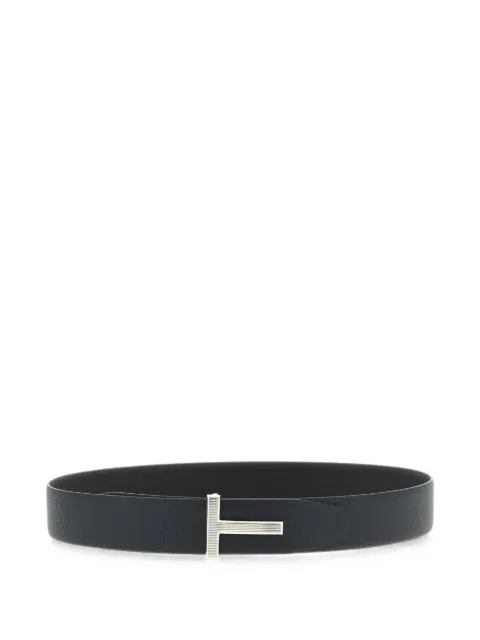 TOM FORD reversible T-logo belt Black TB246LCL236S