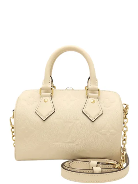 Louis Vuitton Pre-Owned 2021-2026 Monogram Empreinte Speedy Bandouliere 20 satchel White D1BC0MF9XASO0H7R