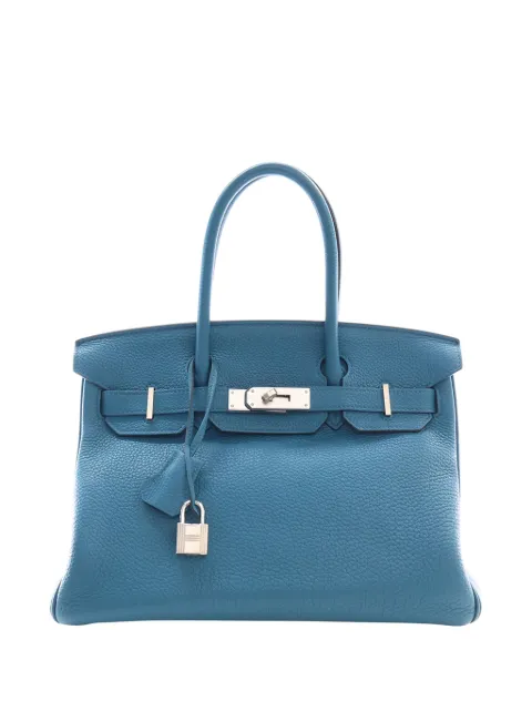 Hermès Pre-Owned 2012 Togo Birkin Retourne 30 handbag Blue C9S9SAOLF6QP4CWA