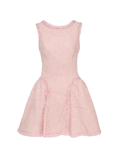Self-Portrait sequin-embellished bouclé dress Pink PF26112SP