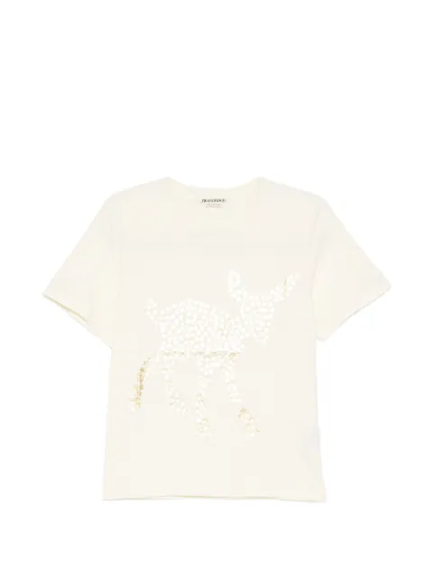 JW Anderson animal star T-shirt Neutrals JT0349PG2005