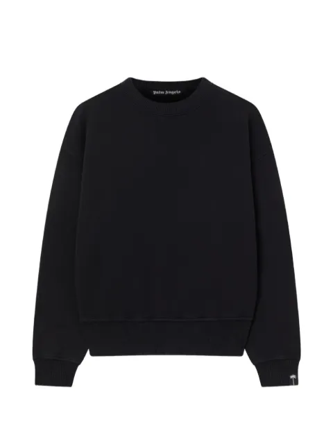 Palm Angels Palm Tree statment regular crewneck Black PAMBA03W26FL031003