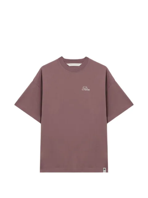 Palm Angels Palm Sway loose T-shirt Purple PAWAA05F26JR013803