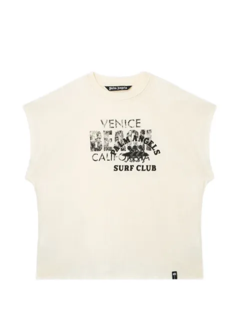 Palm Angels Surf Club regular T-Shirt Neutrals PAMAA07F26JR010310