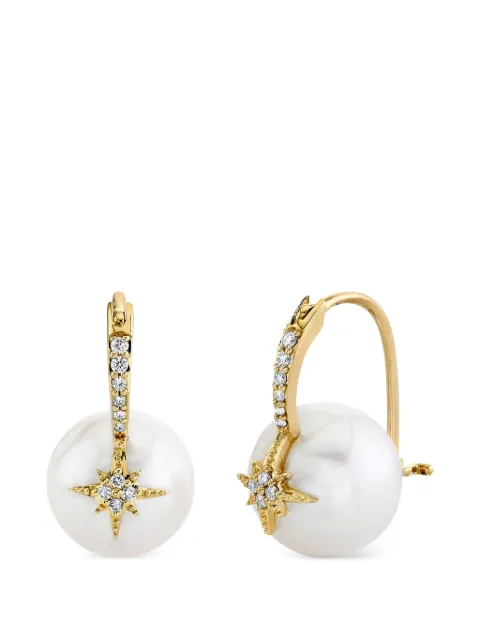 Sydney Evan Starburst pearl earrings Gold EBE00110Y80110
