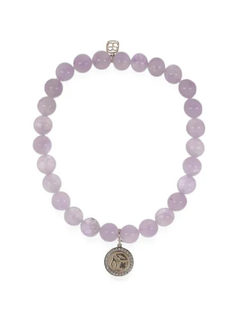 Sydney Evan Lucky Protection amethyst and diamond coin-charm bracelet Gold CKE1213Y526