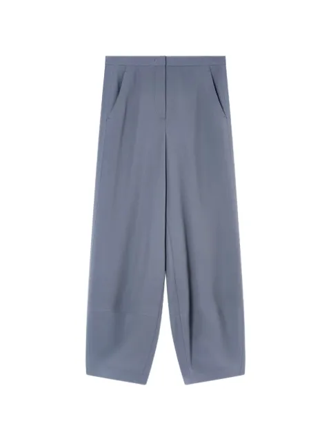 Giorgio Armani pleated wide-leg trousers Grey GW002796TE10832
