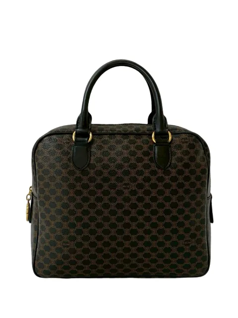 Celine Pre-Owned 1996 Macadam Coated Canvas Blason handbag Brown XU6CK8KJE5PSF7DG