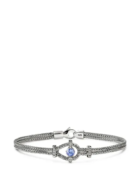 John Hardy Icon tanzanite and diamond bracelet Silver BUS9731812TZDI