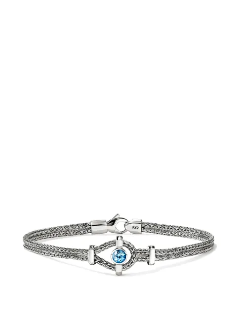 John Hardy Icon blue topaz bracelet Silver BUS973181SBT
