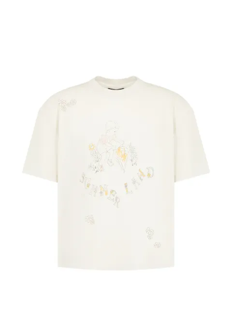 Nahmias Scribble graphic-print T-shirt White Y5T23L9106