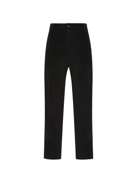 Moncler corduroy straight-leg trousers Black 0912A00015597HE