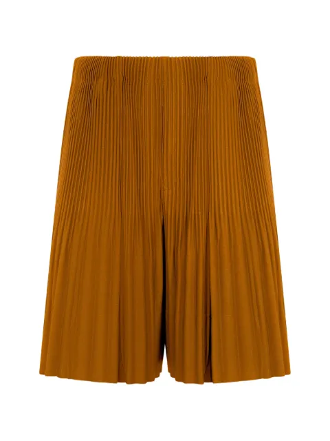 Issey Miyake pleated shorts Brown HP66JF064