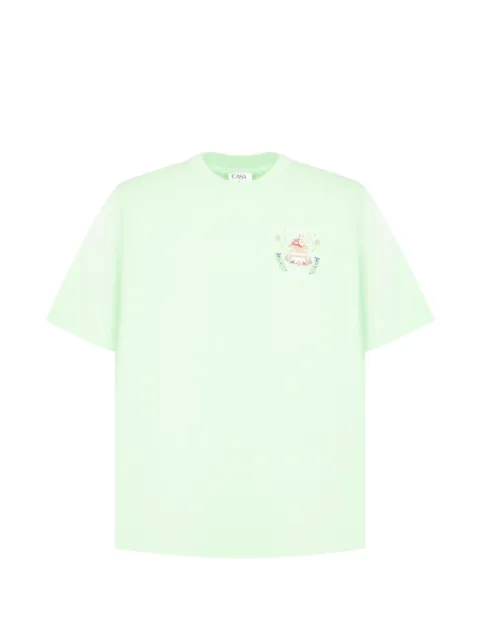 Casablanca graphic-print T-shirt Green MPF26JTS00106