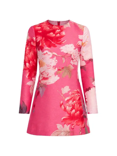 Leo Lin Aliza peony-print mini dress Pink LLSS260712