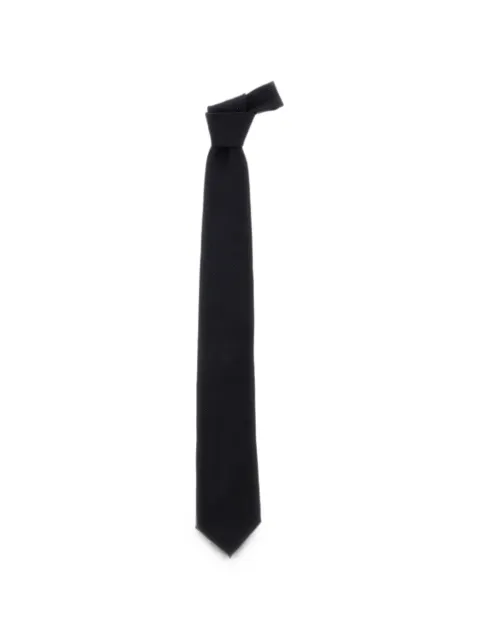 TOM FORD diagonal-stripe silk tie Black STE001S0349NAA